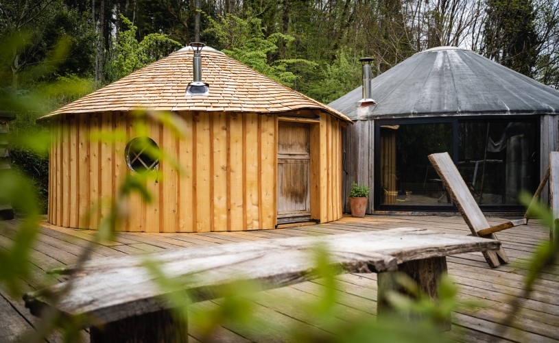Yurt at Campwell Farm